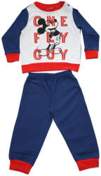 Global Licence Srl Hosszú vékony pamut baba pizsama - Mickey egér - One fly guy felirattal - Jersey - sötétkék-piros - 80