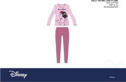Global Licence Srl Disney Hófehérke női jersey pizsama - pamut pizsama - világosrózsaszín-lila - M
