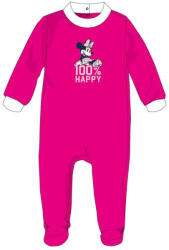 Global Licence Srl Disney Minnie egér baba velúr rugdalózó - pink - 1-3 hónapos babának