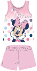 Global Licence Srl Nyári ujjatlan pamut baba pizsama - Disney Minnie egér - világosrózsaszín - 80