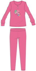 Global Licence Srl Flamingó téli pamut gyerek pizsama - interlock pizsama - rózsaszín - 116