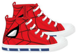 Global Licence Srl Prémium gyerek vilagítós magas szárú sportcipő - Pókember - 25