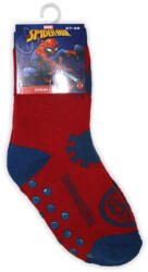 Global Licence Srl Csúszásgátlós gyerek bokazokni - Pókember - teliplüss - Pók - piros-kék - 23-26