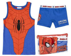 Global Licence Srl Pókember 100% pamut rövid pizsama gyerekeknek - 2 éves korig