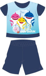 Global Licence Srl Baby Shark nyári rövid ujjú baba pizsama - pamut jersey pizsama - sötétkék - 98