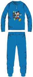 Global Licence Srl Disney Mickey egér téli pamut gyerek pizsama - interlock pizsama - világoskék - 110