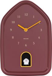 Karlsson Ceas de perete Modern Doggy, burgundiu (KA6098RD)