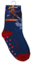Global Licence Srl Csúszásgátlós gyerek bokazokni - Pókember - teliplüss - Pók - sötétkék - 31-34