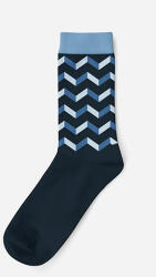 Global Licence Srl Férfi pamut zokni - kék - parkettamintás - 39-42 - Evidence