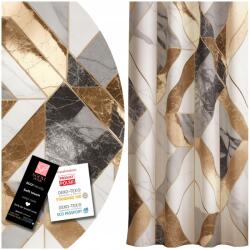  Béka Kész Függöny 140x220 Szalagos Függöny 140x220 geometrikus (zasłona gotowa na taśmie 220cm Soovi Home)