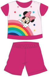 Global Licence Srl Disney Minnie egér nyári rövid ujjú baba pizsama - pamut jersey pizsama - pink - 98