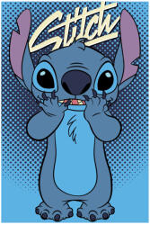 Global Licence Srl Disney Stitch polár takaró - 100 x 150 cm - kék