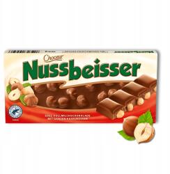 Choceur Nussbeisser Tejcsokoládé egész mogyoróval 100g Németországból (4047247102506)