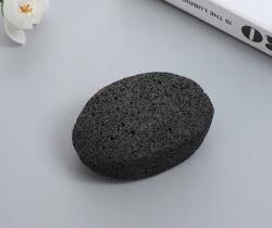 7&7 habkő fekete ovális vulkáni kőzet 9 x 6 x 3 cm YWG-110 (ywg-110)