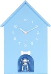 Karlsson Ceas de perete Dog House, albastru (KA6096LB)