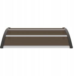  Ajtó fölé szerelhető napellenző, fekete, 120 x 100 cm, Pc (6188475728163)