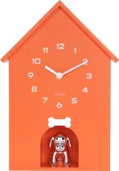Karlsson Ceas de perete Dog House, portocaliu (KA6096OR)