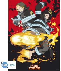 Abysse Corp Fire Force "Shinra & Arthur" 52x38 cm poszter (GBYDCO149) - bestbyte