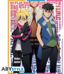 Abysse Corp Boruto "Boruto & Kawaki" 52x38 cm poszter (ABYDCO829) - bestbyte