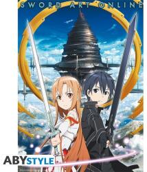 Abysse Corp Sword Art Online "Asuna & Krito Aincrad" 52x38 cm poszter (ABYDCO752) - officedepot
