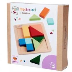 Eichhorn : Montessori fa oktató játék 13 darabos - Formabeillesztő (100006032) (100006032)
