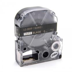 Compatibil Epson LK-2BKP, SC6KZ, 6mm x 9m, text auriu / fundal negru, banda compatibila (LKSC6KZ)
