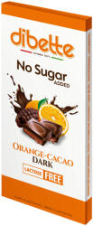 DIBETTE NAS töltött étcsokoládé 80g narancs ízű-kak krém HCN laktózm malt. 52% kakaó