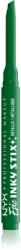 NYX Professional Makeup Epic Inky Stix tartós zselés szemhéjtus árnyalat 14 Electric Emerald 1 g