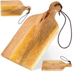 Artemis konyhai vágódeszka, kicsi, mangófából, 19, 5x10x1, 5cm, barna színű (VD-259703)