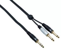 Bespeco Кабел Bespeco - EAYS2J300, 2x 6.3 mm/6.3 mm, 3 m, черен (EAYS2J300)
