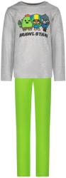 Brawl Stars Gyerek pizsama, hosszú ujjú, Brawl Stars Heroes Grey, Többszínű, 6 év/116 cm (GC-BRAWL-027_116)