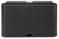Brabantia Tasty+ Slice & Dice vágódeszka szett, 4db-os, tartóval, kihúzható telefon/ tablet állvány, sötétszürke, 360x218mmm - 229466 (229466)