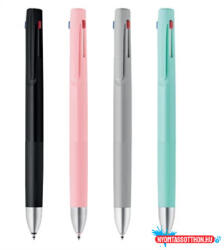 Zebra Golyóstoll 0, 7 mm, háromszínű, Zebra bLen 3C, fekete test írásszín kék (64453) - nyomtassotthon