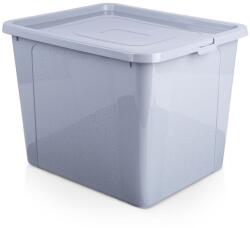 Vilde Tárolódoboz, Vilde, Fedővel, 40x33x30 cm, 30 l, Műanyag, Szürke (568036)