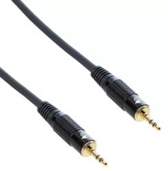 Bespeco Екраниран кабел Bespeco - EA2M050, 0.5 m, черен (EA2M050)