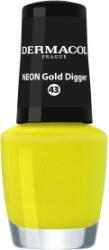 Dermacol dekoratív körömlakk Neon Gold Digger 43