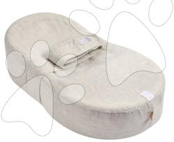 Red Castle Cuib de dormit pentru bebeluș Cocoonababy® 10° Natural Linen Red Castle cu cearșaf elastic bej de la 0-3 luni (RC0441090)