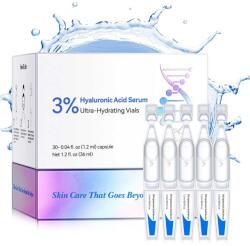 Nova Kiss Ampullák hialuronsavval 3%, ultra hidratáló, prémium, 30 ampulla x 1, 2 ml