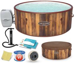  Felfújható fürdő Lay-Z Spa Helsinki Bestway 60025 7 fő részére kényelmes pezsgőfürdő a kertbe