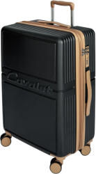  Cavalet DALBY közepes bőrönd, 66l, fekete