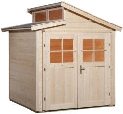 WEKA Fából készült kerti fészer, 226 (237 × 231 × 252 cm)