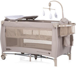  Chipolino Bella multifunkciós utazóágy - tiramisu - pepita - 45 140 Ft