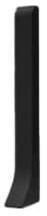 Eviso Végzáró lábazathoz "egyenes" Eviso fekete matt, alumínium hosszúság 1 cm, peremmagasság 8 mm, ASBL0380P (ASBL-0380-P)