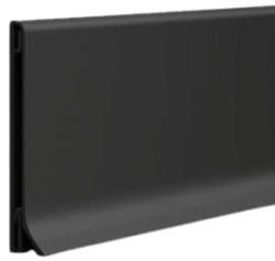 Eviso Szegélyléc lábazathoz "egyenes" Eviso fekete matt, alumínium hosszúság 250 cm, peremmagasság 8 mm, ASBL0380 (ASBL-0380)