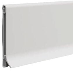 Eviso Szegélyléc lábazathoz "egyenes" Eviso fehér matt, alumínium hosszúság 250 cm, peremmagasság 8 mm, ASWH0480 (ASWH-0480)