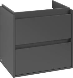 Villeroy & Boch Skyla dulap 62.2x43.9x59.6 cm sub chiuveta pe perete grafit C79500VR (C79500VR)