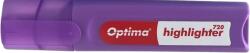Optima Lipici si corector Optima Textmarker varf lat 1-4mm, Optima 720 - mov (OP-37001411)
