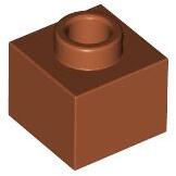 LEGO® Cărămidă modificată 1 x 1 x 2/3 găurită (6382577)