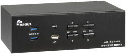 Inter-Tech Switch KVM Inter-Tech Switch KVM Inter-Tech AC-42HUS HDMI 4K, negru (88887412)