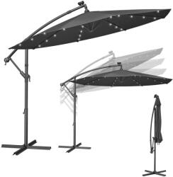 SONGMICS 3 m-es konzolos napernyő napelemes LED világítással szürke (GPU118G01V1)